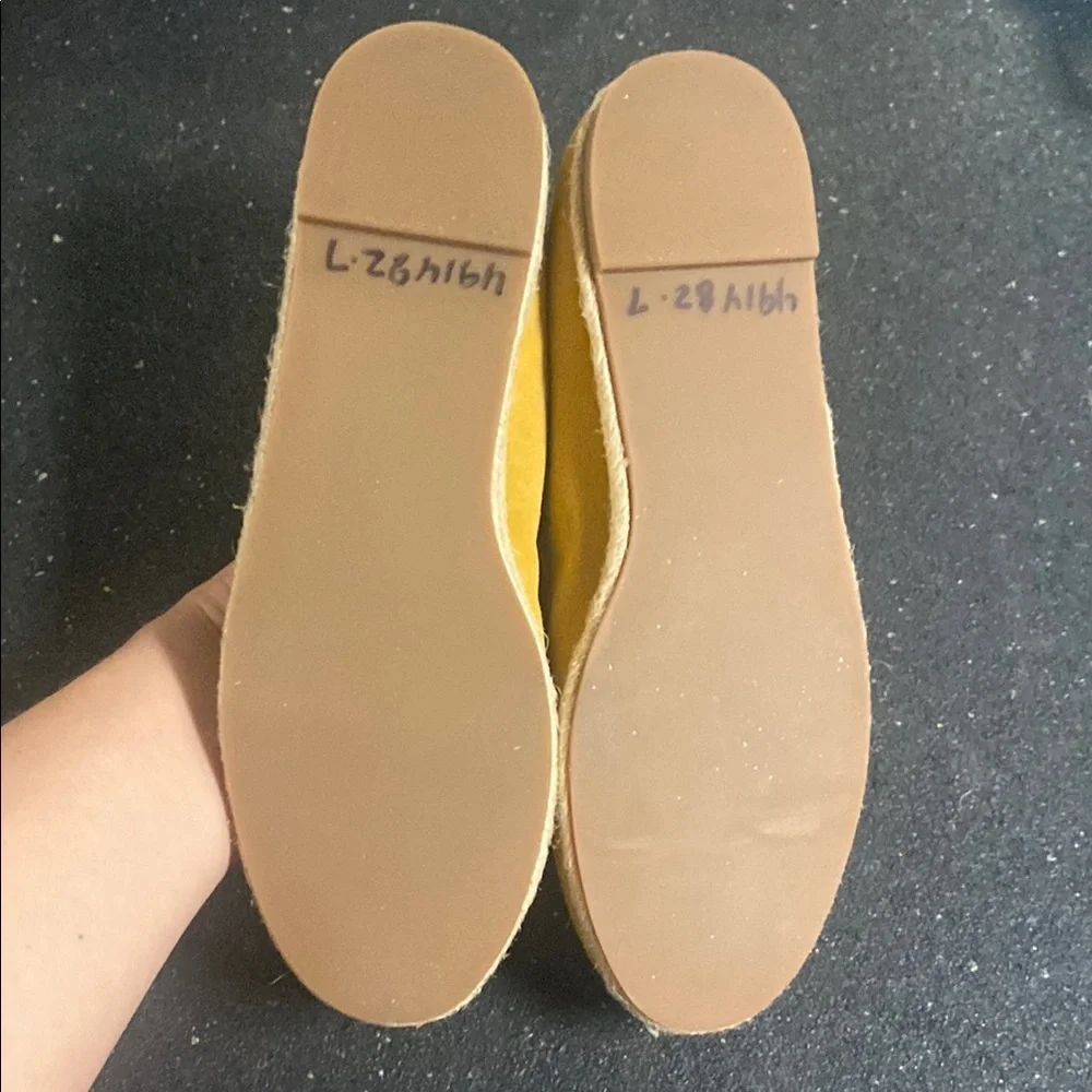 Isaac Mizrahi Women's Yellow Espadrille Flats